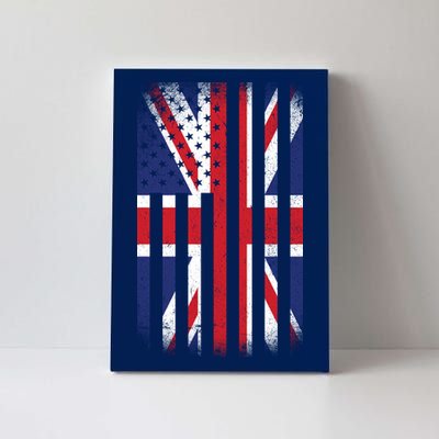 Vintage Union Jack British Flag United Kingdom  Canvas