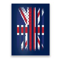 Vintage Union Jack British Flag United Kingdom  Poster