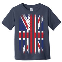 Vintage Union Jack British Flag United Kingdom  Toddler T-Shirt