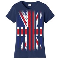 Vintage Union Jack British Flag United Kingdom  Women's T-Shirt