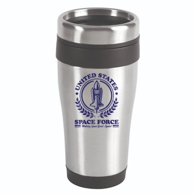 Vintage United State Space Force 16oz Travel Tumbler