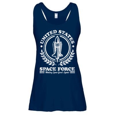 Vintage United State Space Force Ladies Essential Flowy Tank