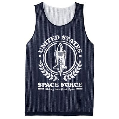 Vintage United State Space Force Mesh Reversible Basketball Jersey Tank