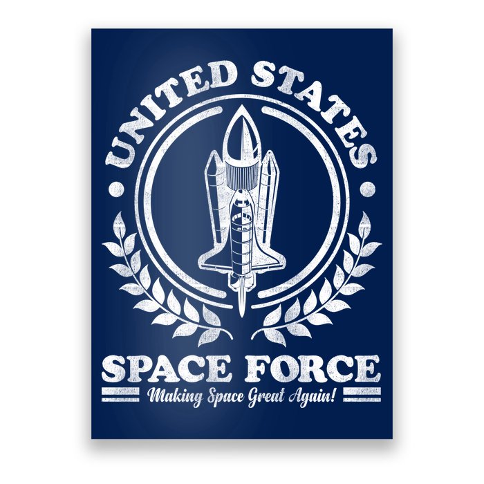 Vintage United State Space Force Poster