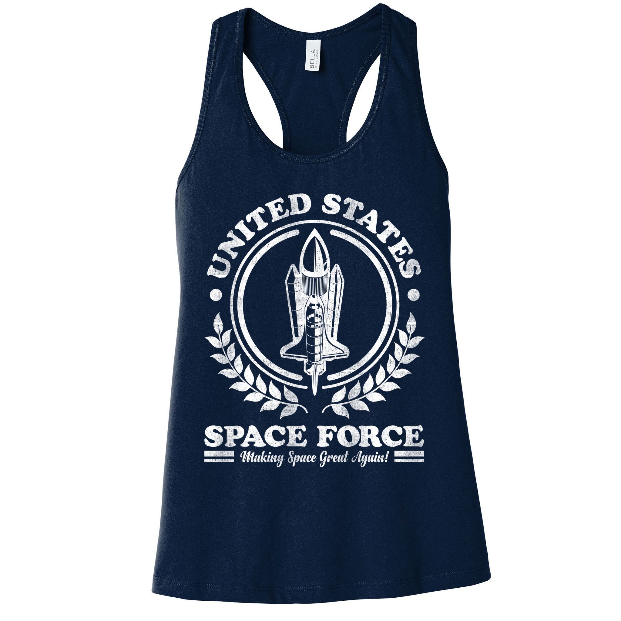 Vintage United State Space Force Womens Tank Top