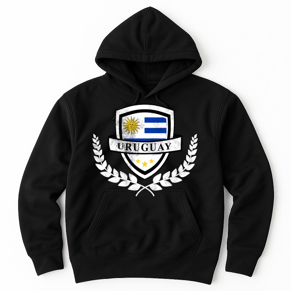 Vintage Uruguayan Flag Soccer Uruguay Hoodie