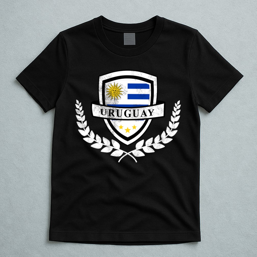 Vintage Uruguayan Flag Soccer Uruguay T-Shirt