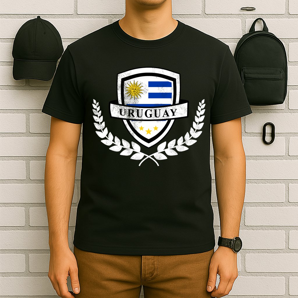 Vintage Uruguayan Flag Soccer Uruguay T-Shirt