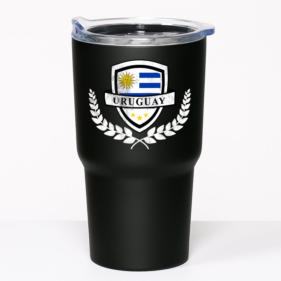 Vintage Uruguayan Flag Soccer Uruguay Tumbler