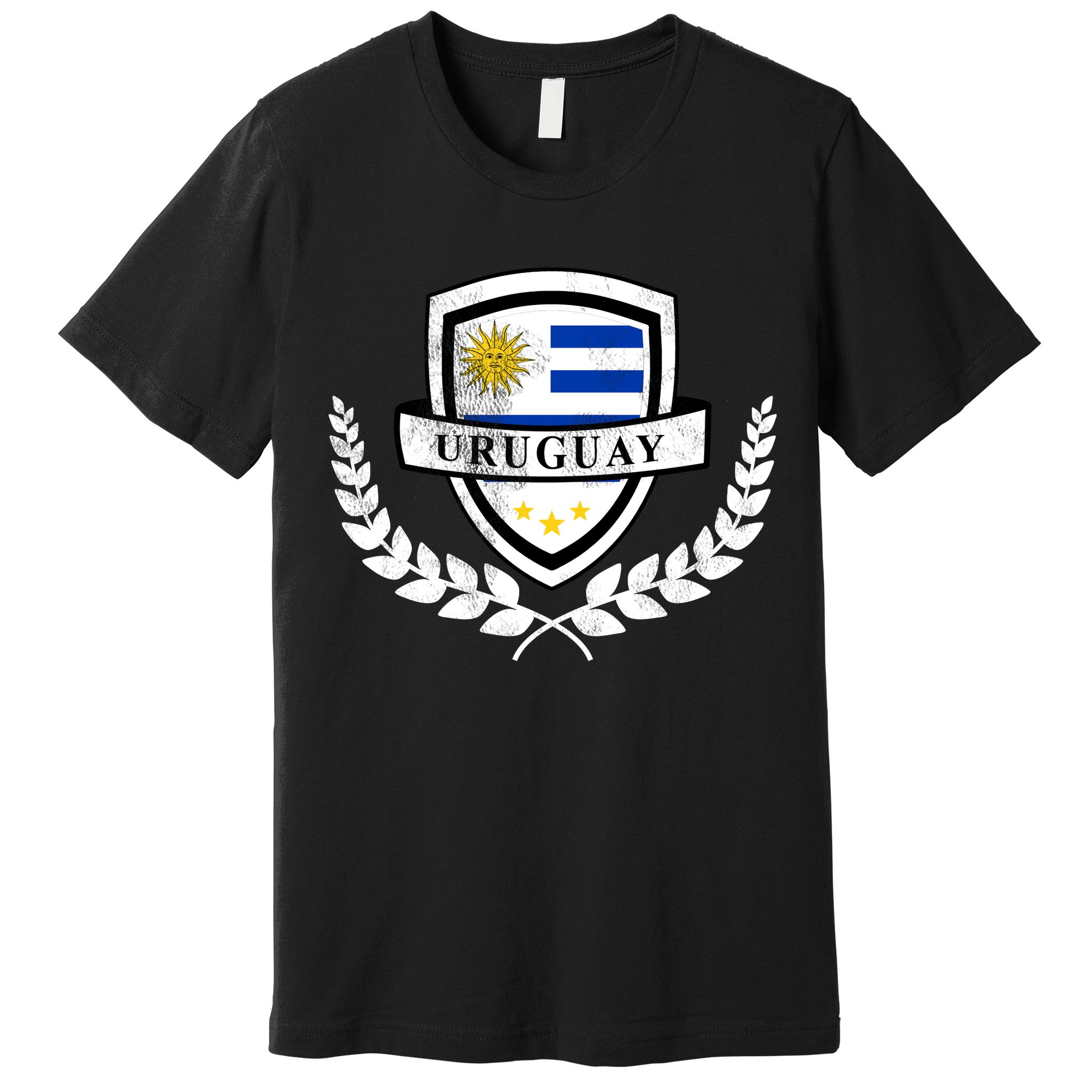 Vintage Uruguayan Flag Soccer Uruguay Premium T-Shirt