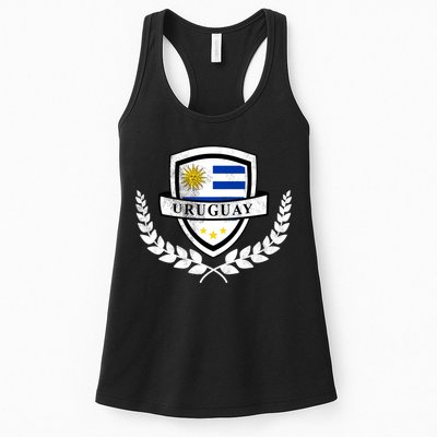 Vintage Uruguayan Flag Soccer Uruguay Womens Tank Top