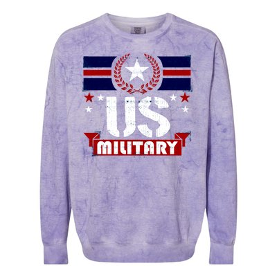 Vintage US Military USA Logo Colorblast Crewneck Sweatshirt