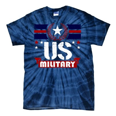 Vintage US Military USA Logo Tie-Dye T-Shirt