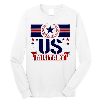 Vintage US Military USA Logo Long Sleeve Shirt