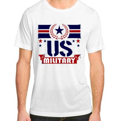 Vintage US Military USA Logo Adult ChromaSoft Performance T-Shirt