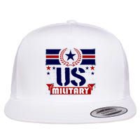 Vintage US Military USA Logo Flatbill Hat