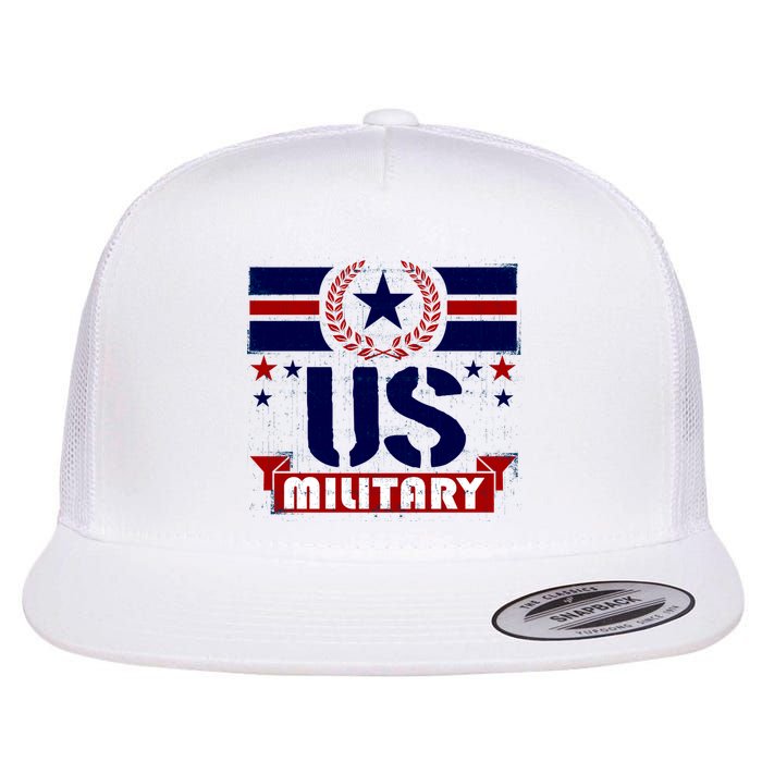 Vintage US Military USA Logo Flatbill Hat