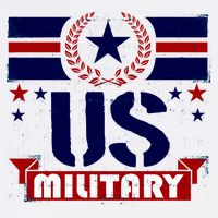 Vintage US Military USA Logo Flatbill Hat