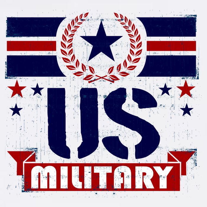 Vintage US Military USA Logo Flatbill Hat