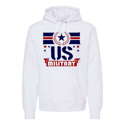 Vintage US Military USA Logo Premium Hoodie