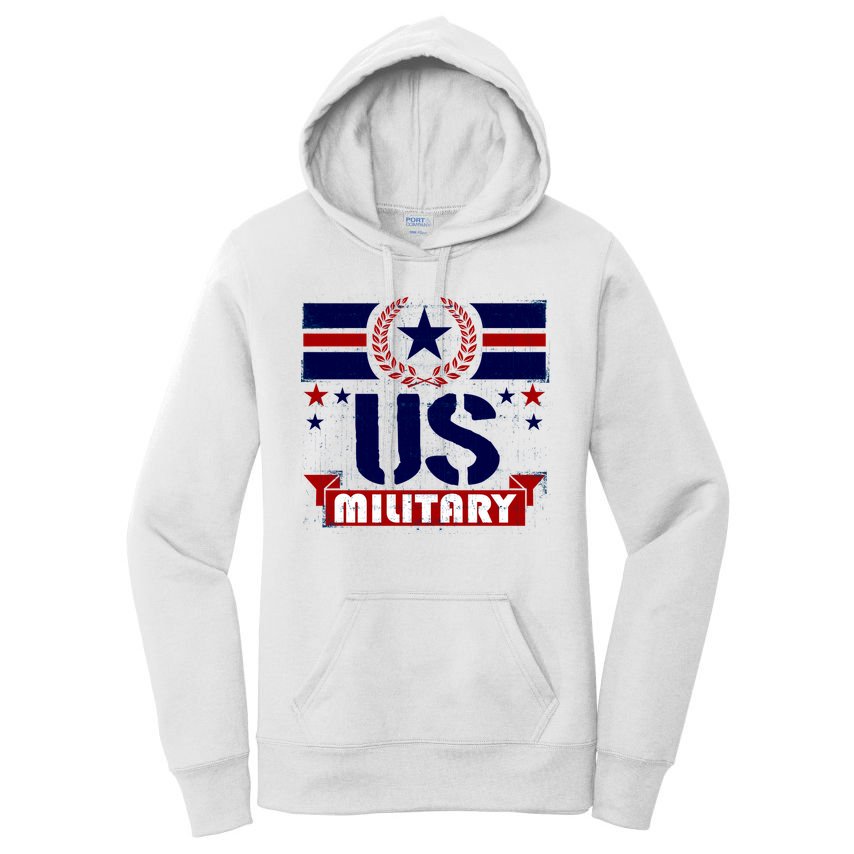 Vintage US Military USA Logo Women's Pullover Hoodie