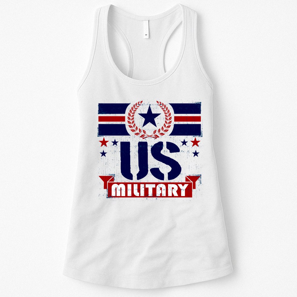 Vintage US Military USA Logo Womens Tank Top