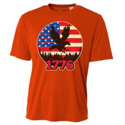 Vintage USA 1776 Emblem Cooling Performance Crew T-Shirt