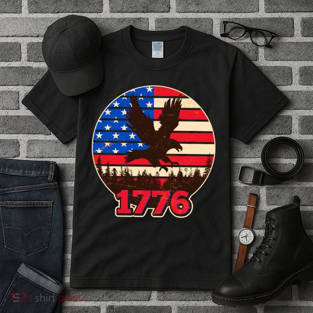 Vintage USA 1776 Emblem Tall T-Shirt