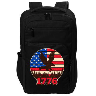 Vintage USA 1776 Emblem Impact Tech Backpack