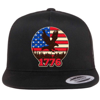 Vintage USA 1776 Emblem Flatbill Hat