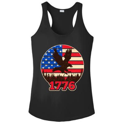 Vintage USA 1776 Emblem Ladies PosiCharge Competitor Racerback Tank