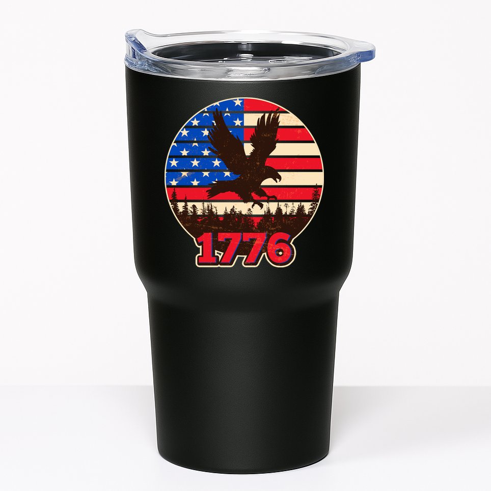 Vintage USA 1776 Emblem Tumbler