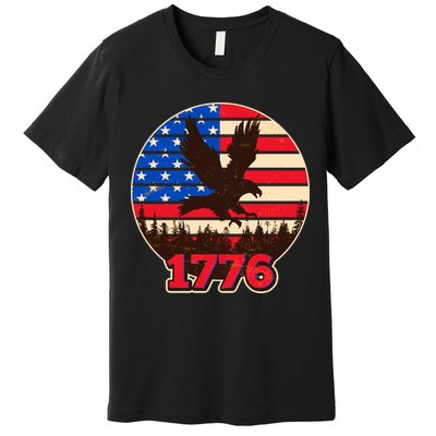 Vintage USA 1776 Emblem Premium T-Shirt