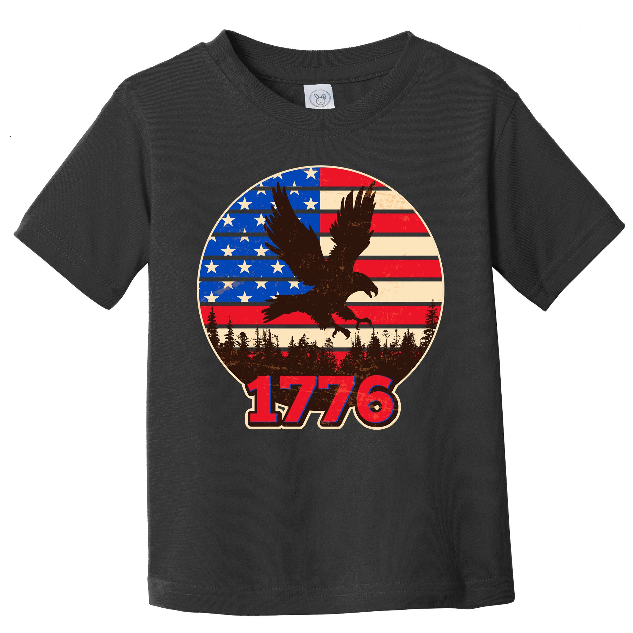Vintage USA 1776 Emblem Toddler T-Shirt