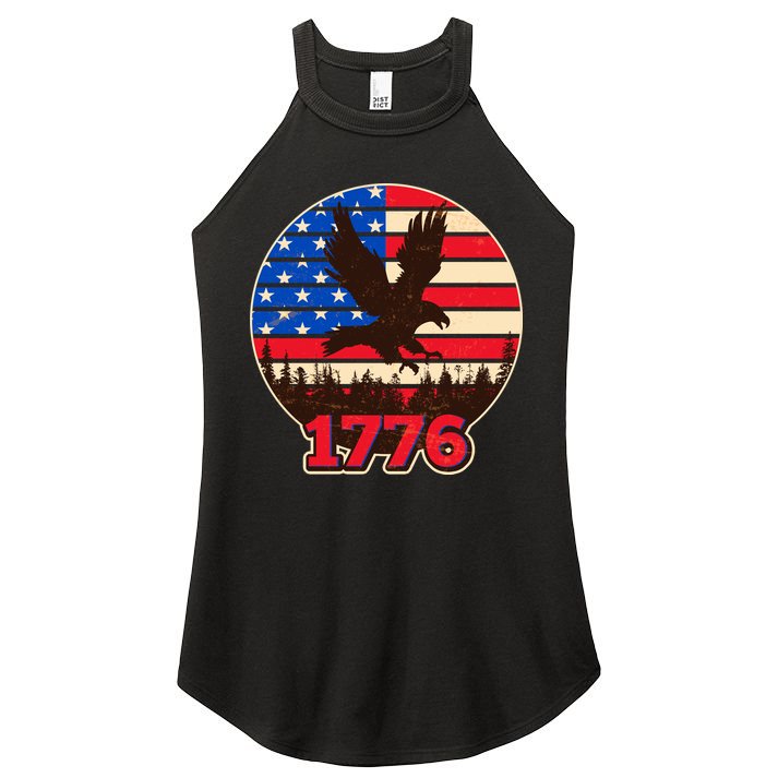 Vintage USA 1776 Emblem Women's Perfect Tri Rocker Tank