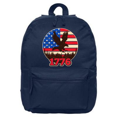 Vintage USA 1776 Emblem 16 in Basic Backpack