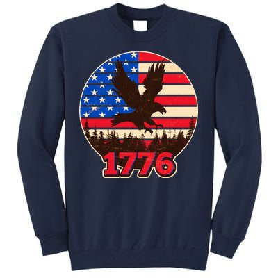 Vintage USA 1776 Emblem Tall Sweatshirt