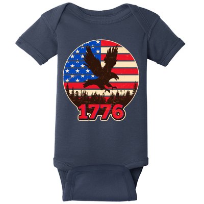 Vintage USA 1776 Emblem Baby Bodysuit