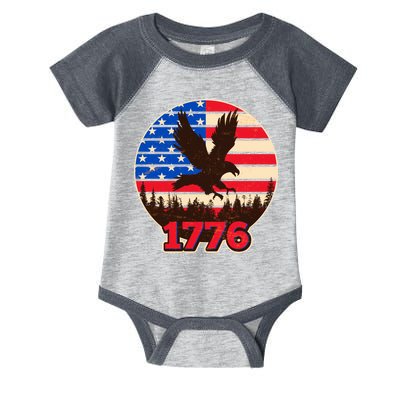 Vintage USA 1776 Emblem Infant Baby Jersey Bodysuit