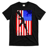 Vintage USA AK-47 Gun American Flag T-Shirt