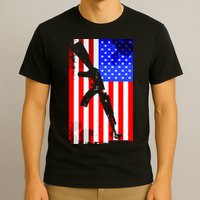 Vintage USA AK-47 Gun American Flag T-Shirt