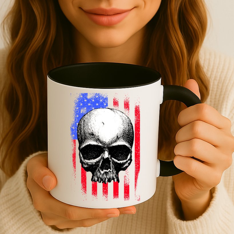 Vintage USA American Flag Mug