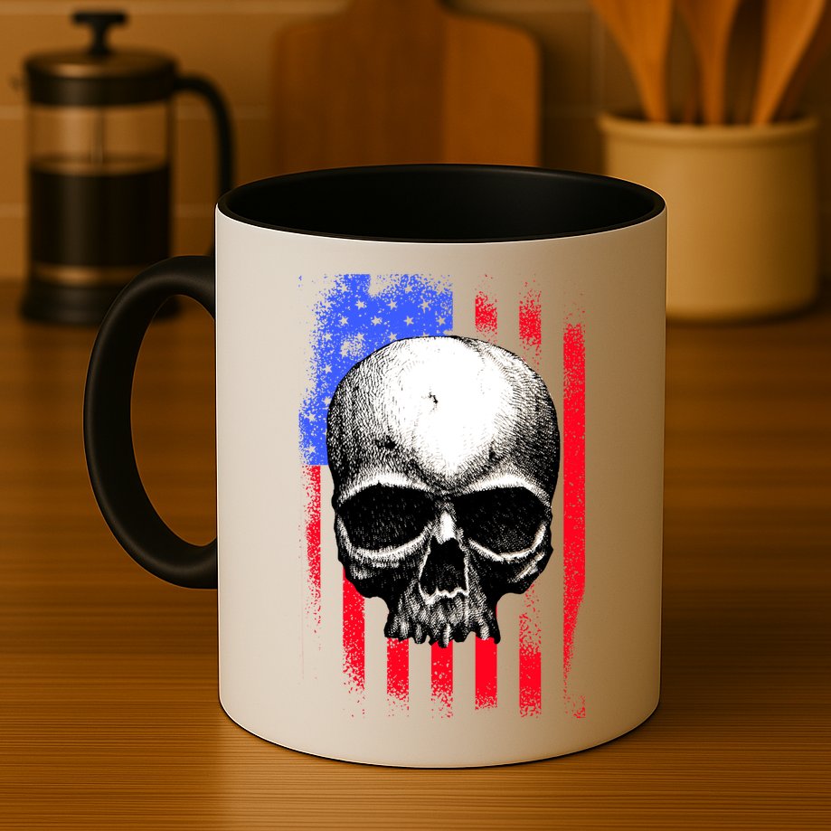 Vintage USA American Flag Mug