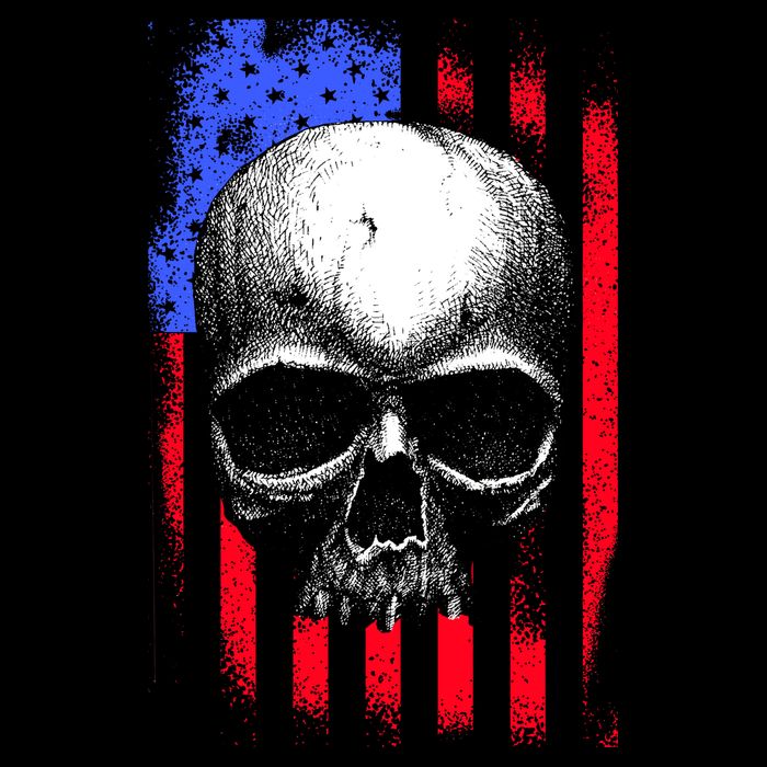 Vintage USA American Flag Toddler T-Shirt