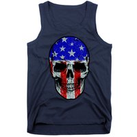 Vintage USA American Patriot Skull Tank Top