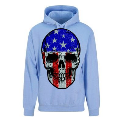 Vintage USA American Patriot Skull Unisex Surf Hoodie