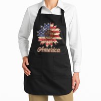 Vintage USA American Sunflower Apron