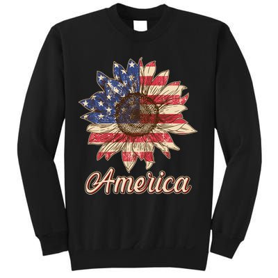 Vintage USA American Sunflower Sweatshirt