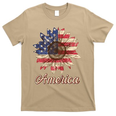 Vintage USA American Sunflower T-Shirt