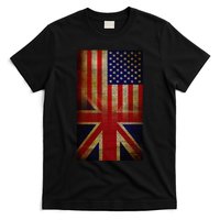 Vintage USA British Distress Flag T-Shirt